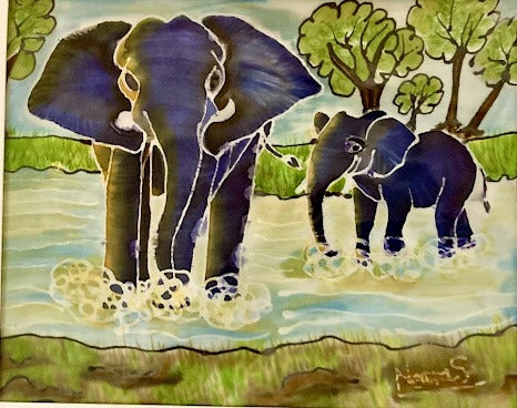 ELEPHANT OASIS PRINT